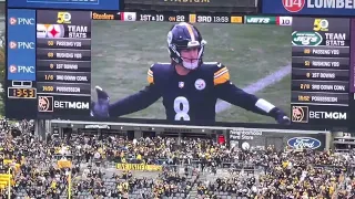 Kenny Pickett First Time Taking The Field At Acrisure Stadium