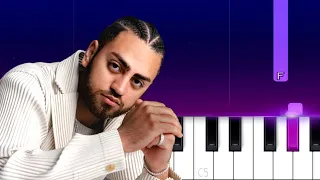Ali Gatie - IDK (Piano Tutorial)