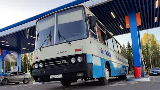 Поездка на ikarus 250 Москва Ленинград. Поездка по Ленинграду.