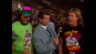 Roddy Piper, Macho Man and Vince McMahon Superstars Intro (10-19-1991)