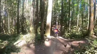 Funny Crash on HLC Line - Duthie Hill MTB Park (July 2023)