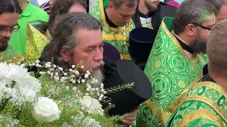 В Казани состоялась торжественная встреча ковчега с мощами преподобного Сергия, игумена Радонежского
