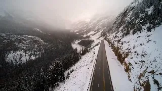 Gorgeous first snowfall on North Cascades Highway