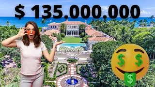 Inside $135,000,000 Luxury Mega Mansion in Palm Beach Florida 🤑