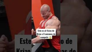 Así está Krizo a 3 semanas de competir #gym #bodybuilding #fitness #olympia