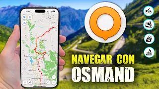 OSMAND Tutorial. Navigation with phone in MOTORCYCLE and OFFLINE