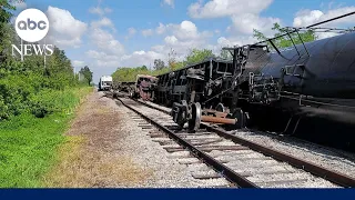 Florida train carrying 30,000 gallons of liquid propane derails l GMA