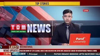 LIVE | TOM TV 9:00 PM MANIPURI NEWS | 11 DEC 2021