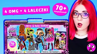 WIELKI SUPER SURPRISE 📻 4 LALECZKI LOL OMG REMIX 🎸 Rockowy Zespół z Muzycznymi Instrumentami