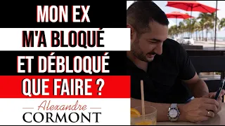 Mon ex m’a bloqué et débloqué : Que faire ?