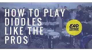 How To Play Diddles Like The Pros // ESP Lesson #3