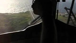 Saba landing - WinAir, Twin Otter