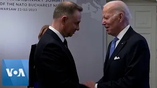 Biden Meets Eastern NATO Allies in Poland | VOA News