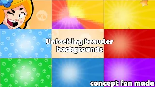 All brawler unlock backgrounds / brawl stars