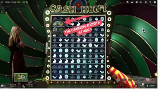 Evolution Cheating - Crazy Time - Cash Hunt Manipulated Results - I have got paid 15x instead of 45x