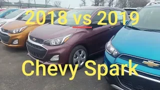 2018 Chevy SPARK vs 2019 Chevy SPARK - 3 BIG DIFFERENCES - Here is what's new!