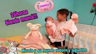 24 HORAS SIENDO MAMÁ CON MI SOBRINA VALENTINA!!!