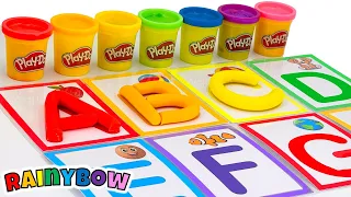 Kids, Let's Make Letters from A to Z with Play Doh