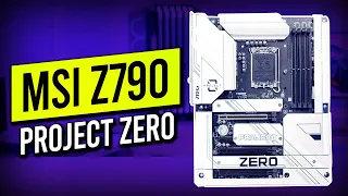 MSI Z790 Project Zero Motherboard Overview