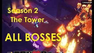 Season 2 - THE TOWER All Bosses - Minecraft Dungeons