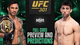 UFC 301: Pantoja vs. Erceg Full Card Early Preview and Predictions