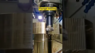 Plunge milling processing