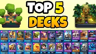 TOP 5 DECKS AFTER BALANCE CHANGES ! NEW META DECKS CLASH ROYALE ! BEST CLASH ROYALE DECK (June 2021)