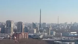 Снос тв башни в Екатеринбурге 24.03.2018