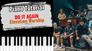 🎹 How to play "DO IT AGAIN" by Elevation Worship (easy piano tutorial lesson)