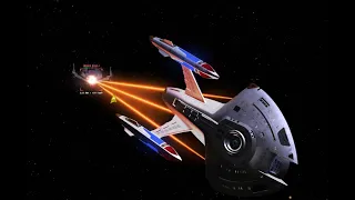 Star Trek Bridge Commander: Nova class vs Dominion scout party