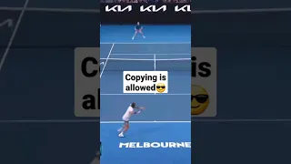 Sinner Learning & copying from Federer !😎🤫