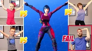 KidCity's Fortnite Dance Challenge In Real Life!