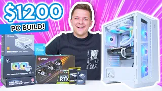 Best $1200 Gaming PC to Build in 2022! [Full Build Tutorial & 1440p Gaming Benchmarks!]