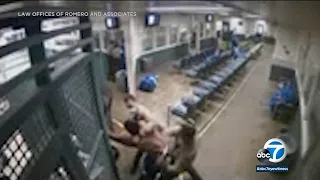 Video shows LA County deputies beating inmate at Men's Central Jail | ABC7