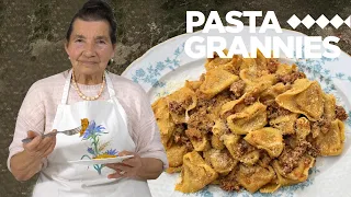 Ada shows us how to make cappellacci with pumpkin | Pasta Grannies