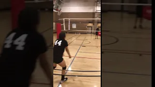 Passing Volleyball Drills: Working on Full Court Passing Technique at Friday Advanced Skills Clinics