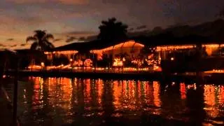 Punta Gorda canal Christmas lights hyperlapse