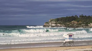Huge Surf at Bondi Beach the Weekend