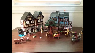 Lego Castle Medieval Market Village Review! 10193 (2008)