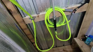 Finished Outdoor Shower Build