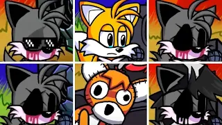 Friday Night Funkin' - Chasing but everytime it's Tails.exe turn a Different Skin Mod is used