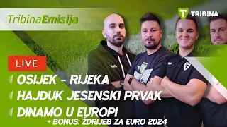 Hajduk jesenski prvak, Dinamo u Europi, Rijeka - Osijek