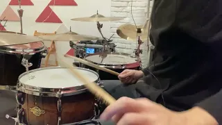 Pearl Masters 13x7 maple snare drum - demo