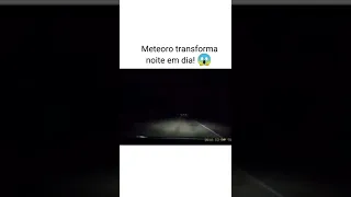 Já viu um Meteoro (estrela cadente)? Quando é intenso assim, é chamado de bólido #shorts #meteoro