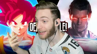 HERE WE GO AGAIN!!!  Reacting to "Goku vs Superman 2 Death Battle"