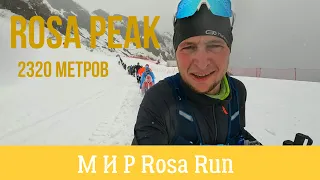 Фестиваль бега Роза Ран. Пробежал вертикальный километр. Мир Rosa Run 1 Day ROSA PEAK