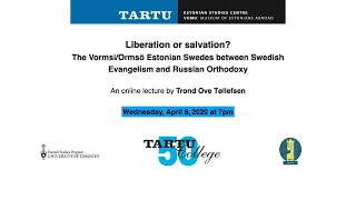 VEMU Lecture: The Vormsi/Ormsö Estonian Swedes between Swedish  Evangelism and Russian Orthodoxy