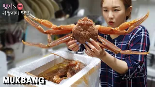 리얼먹방:) 대게 대게많이 (ft. 대게라면)ㅣSNOW CRAB (ft. Crab Ramen)ㅣREAL SOUNDㅣASMR MUKBANGㅣEATING SHOWㅣ