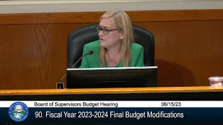 SCC Board of Supervisors Budget Hearing - June 15, 2023 1:30 PM