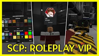 So I Bought The VIP Gamepass In SCP Roleplay...